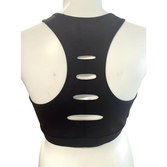 2X Peloton Black Sports Bra Compression Scuba Material - Picture 5 of 7